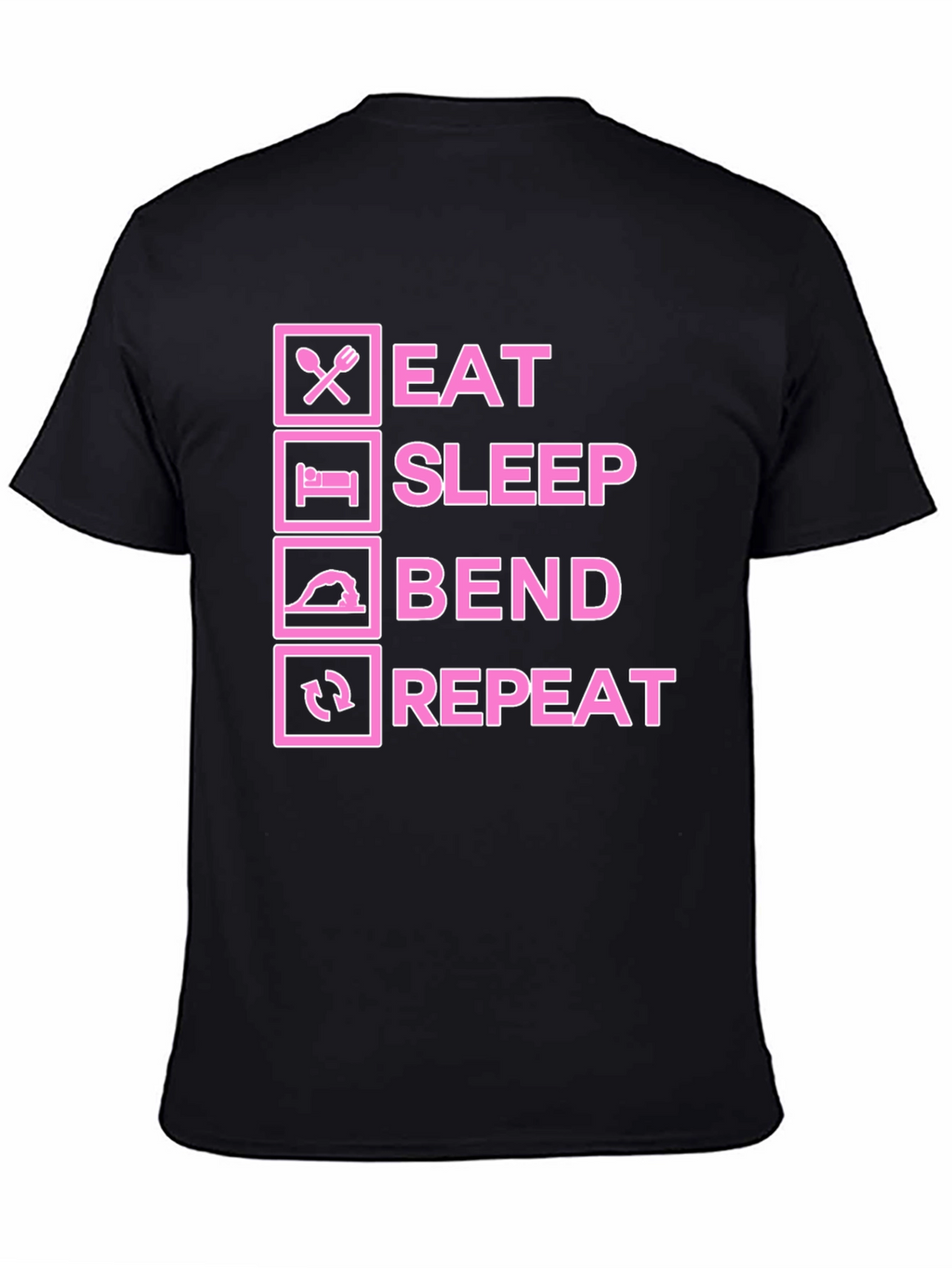 Eat Sleep Bend Repeat T-Shirt - Funny Welding Tee