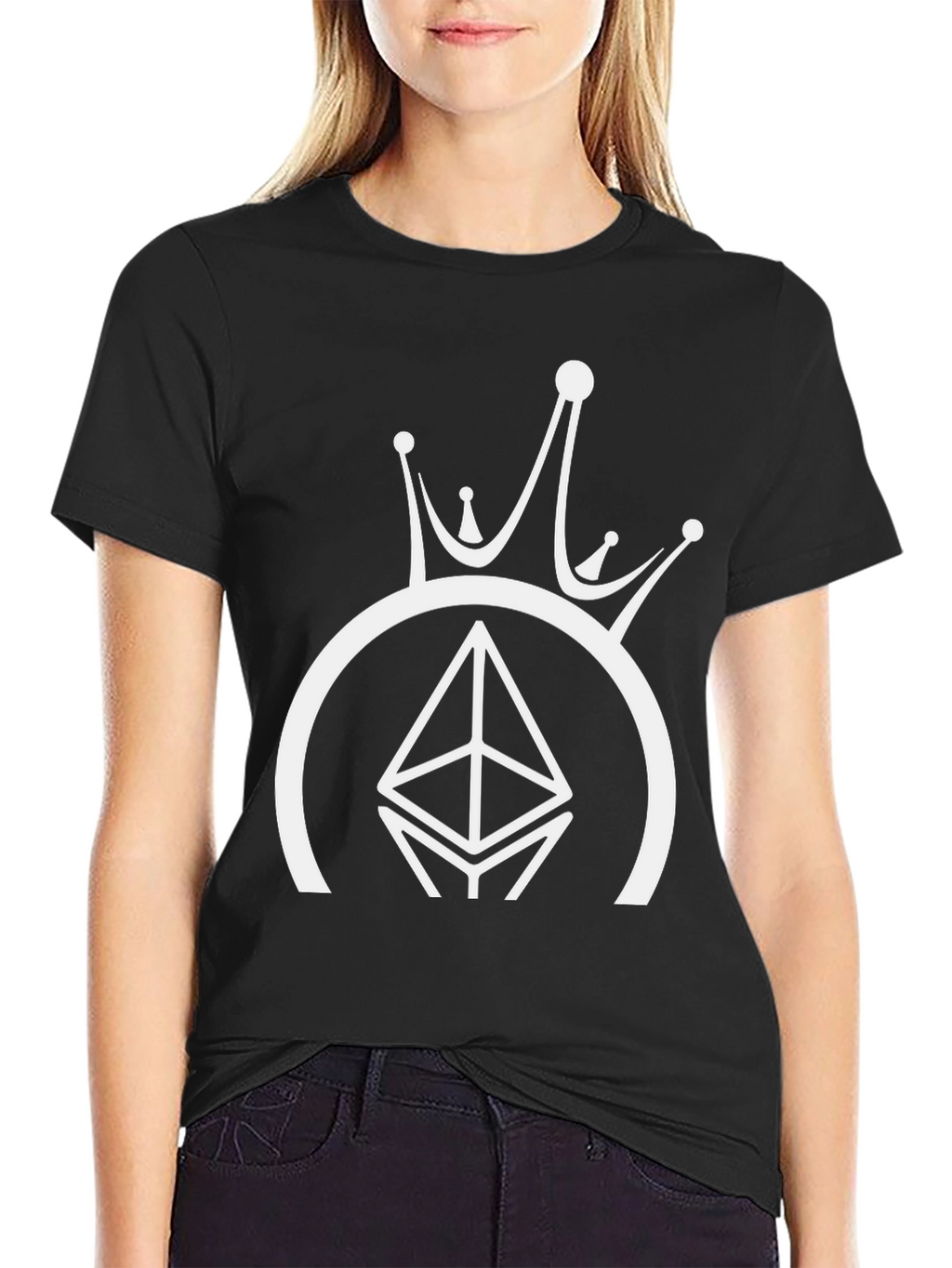 Ethereum Crown T-Shirt - Crypto King