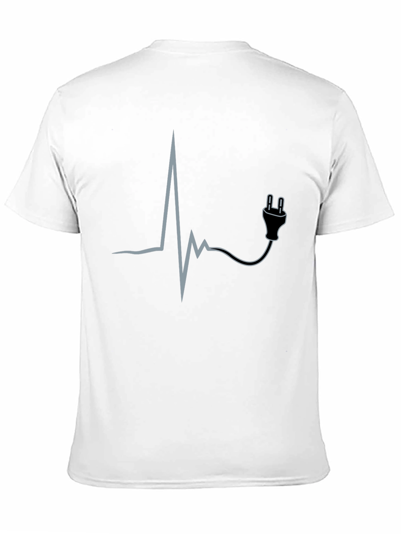 Electric Heartbeat T-Shirt - Black