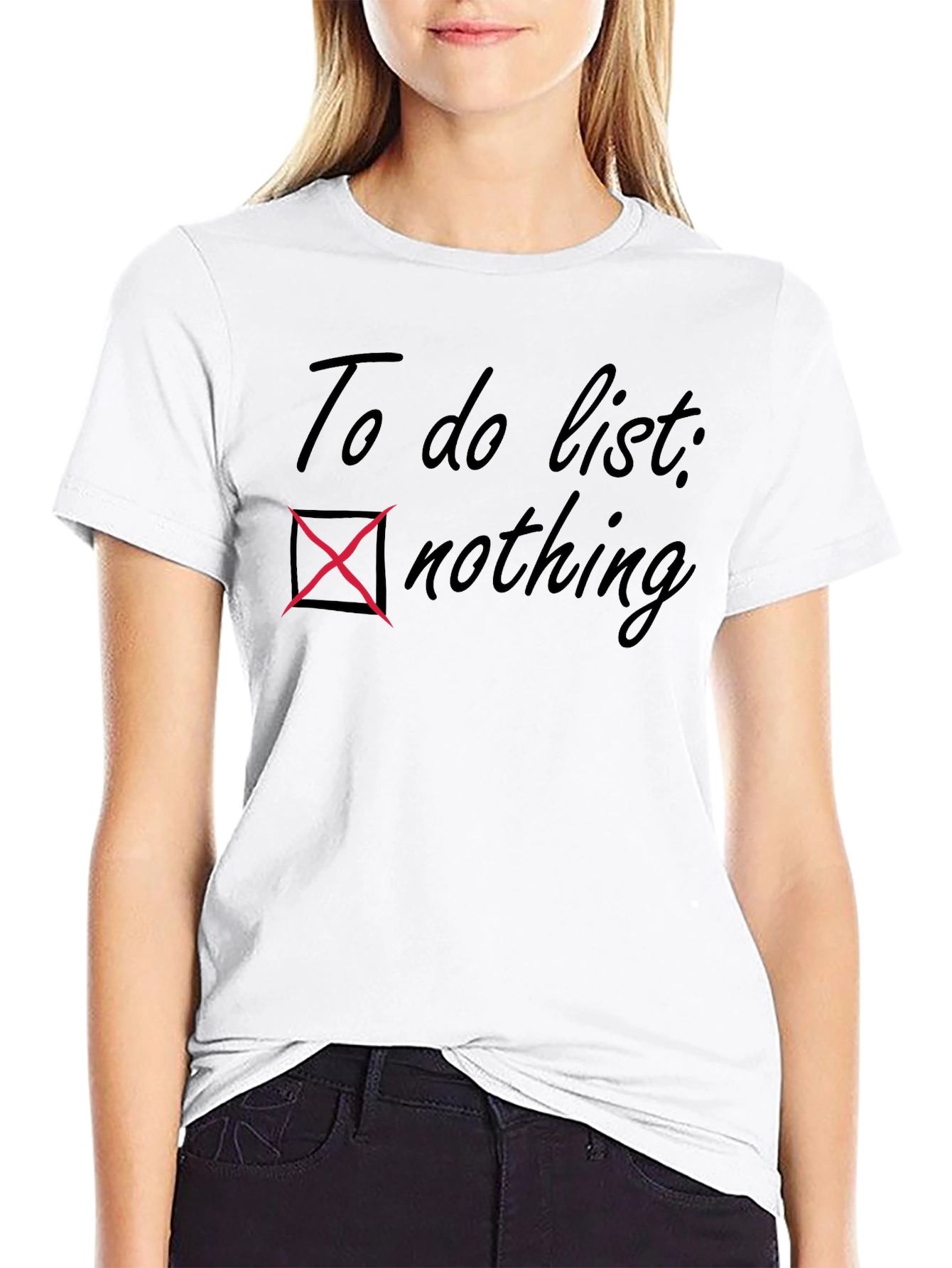 To Do List Nothing T-Shirt Relaxed Fit
