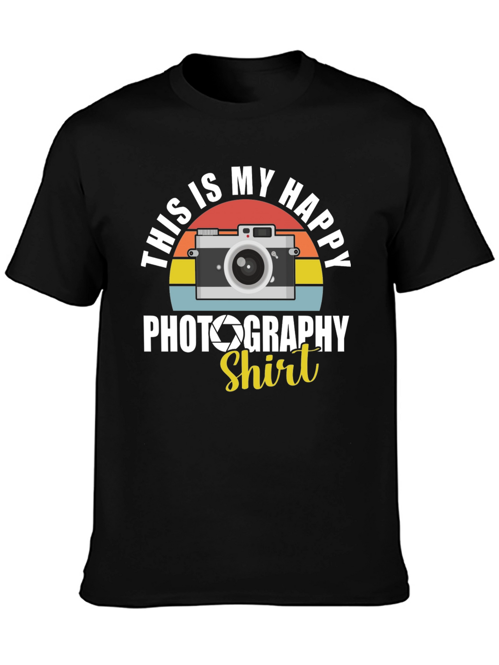 Happy Photography Shirt - Camera Graphic Tee