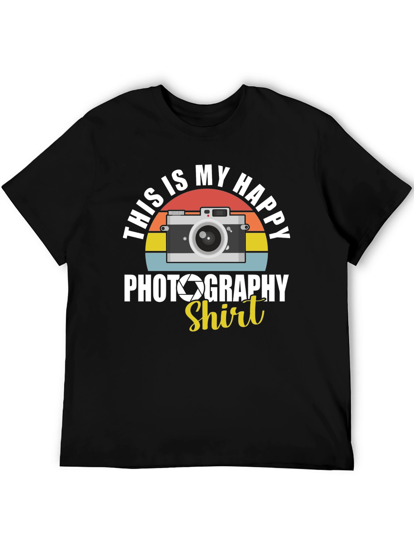 Happy Photography Shirt - Camera Graphic Tee