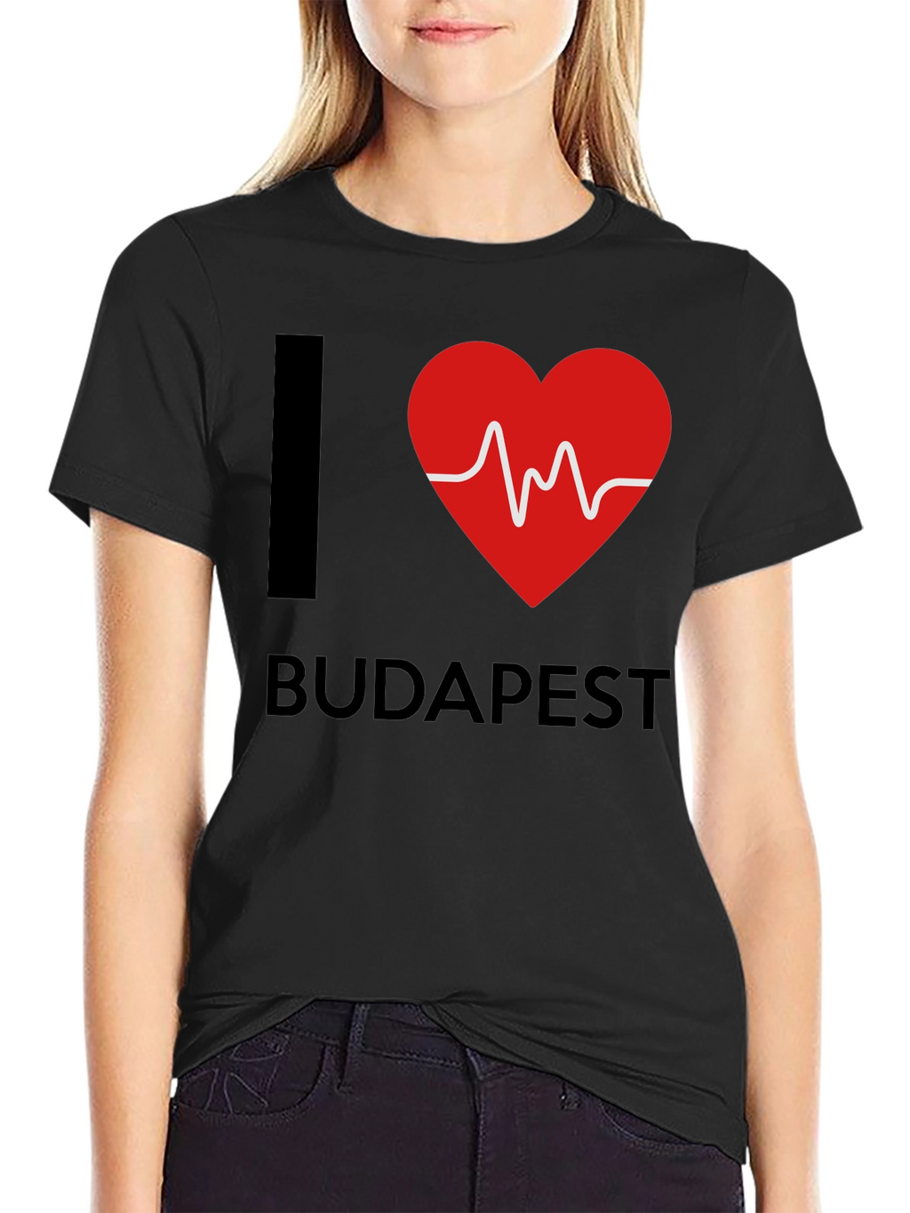 I Heart Budapest Black T-Shirt