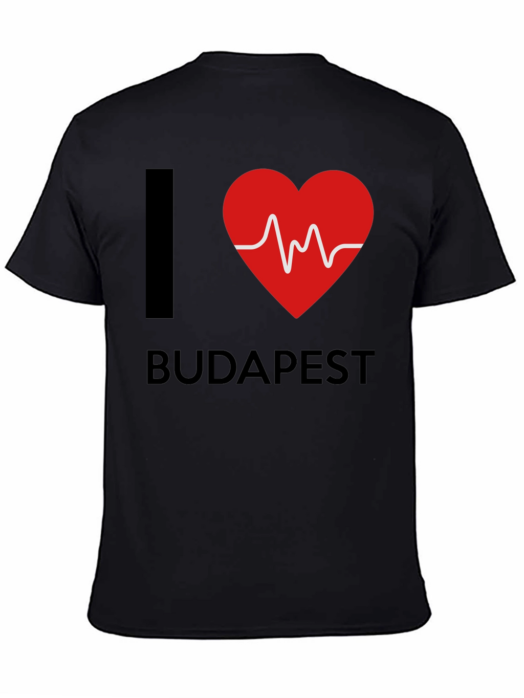 I Heart Budapest Black T-Shirt