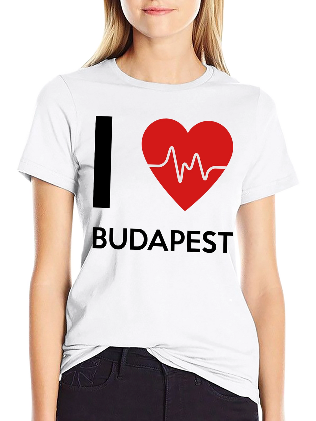 I Heart Budapest Black T-Shirt
