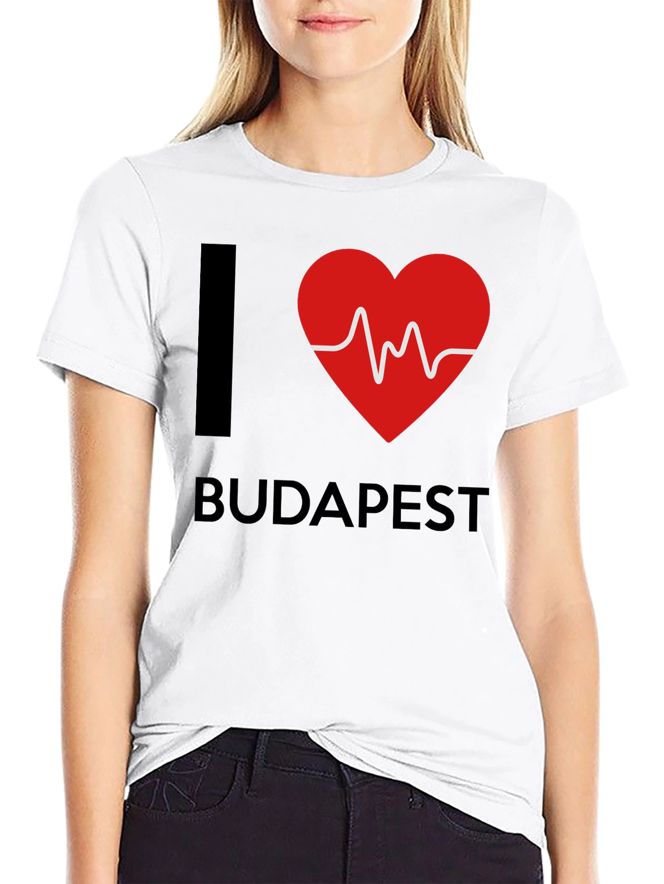 I Heart Budapest Black T-Shirt