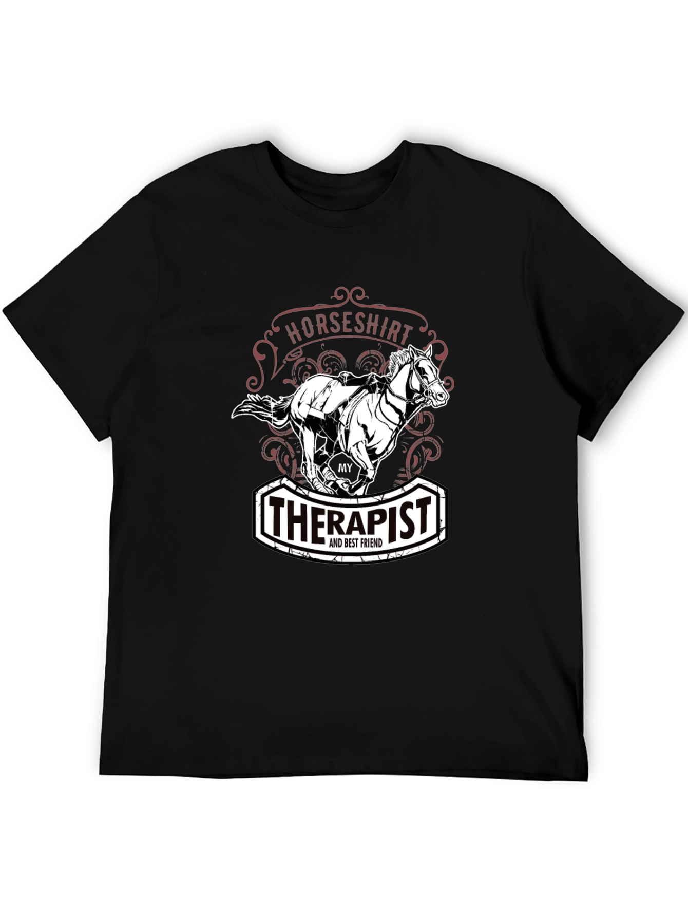 Horse Therapist T-Shirt - My Therapist Best Friend Horse Shirt