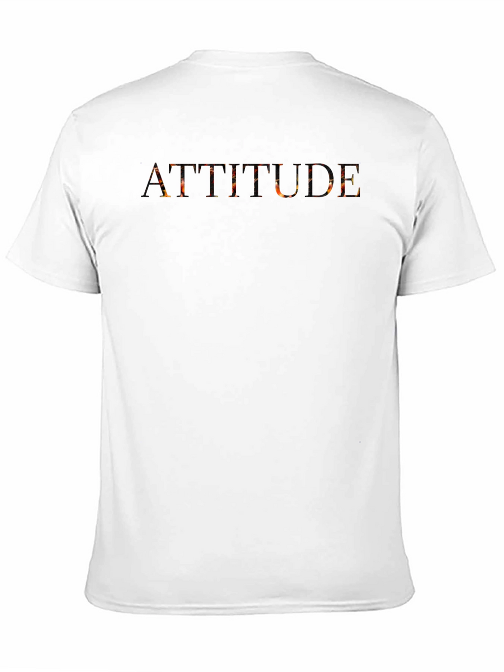 Attitude Graphic Print Crew Neck T-Shirt