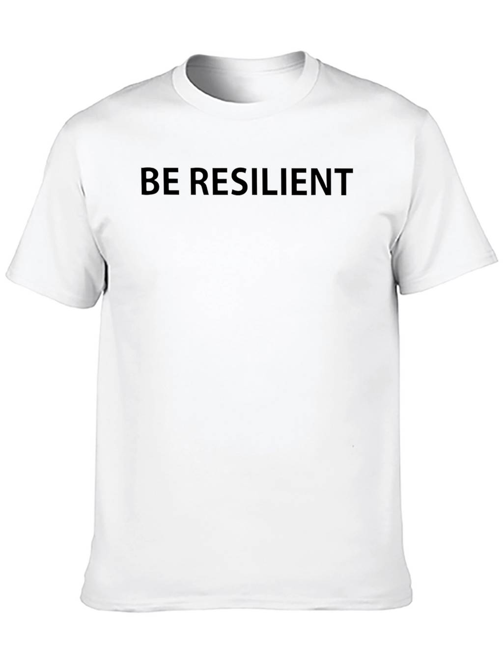 Be Resilient Black Graphic Tee