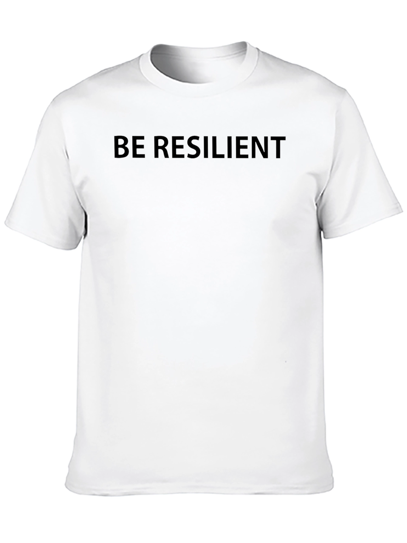Be Resilient Black Graphic Tee