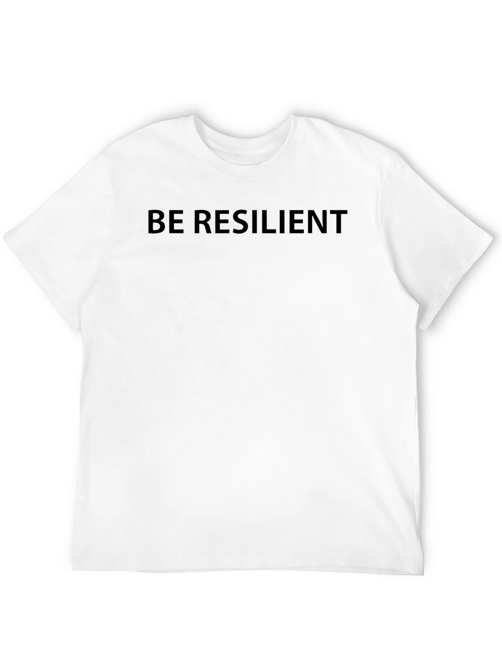 Be Resilient Black Graphic Tee