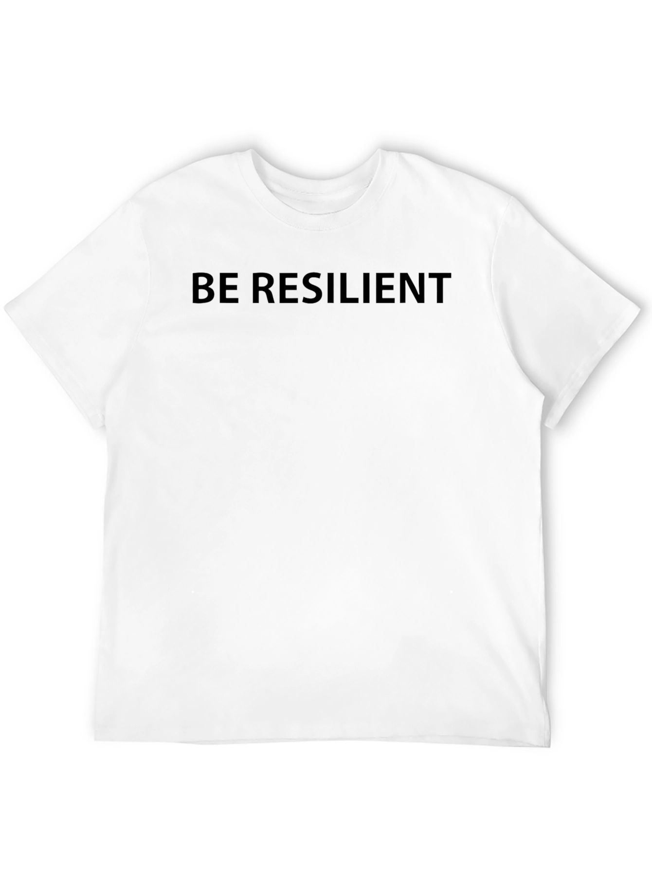 Be Resilient Black Graphic Tee