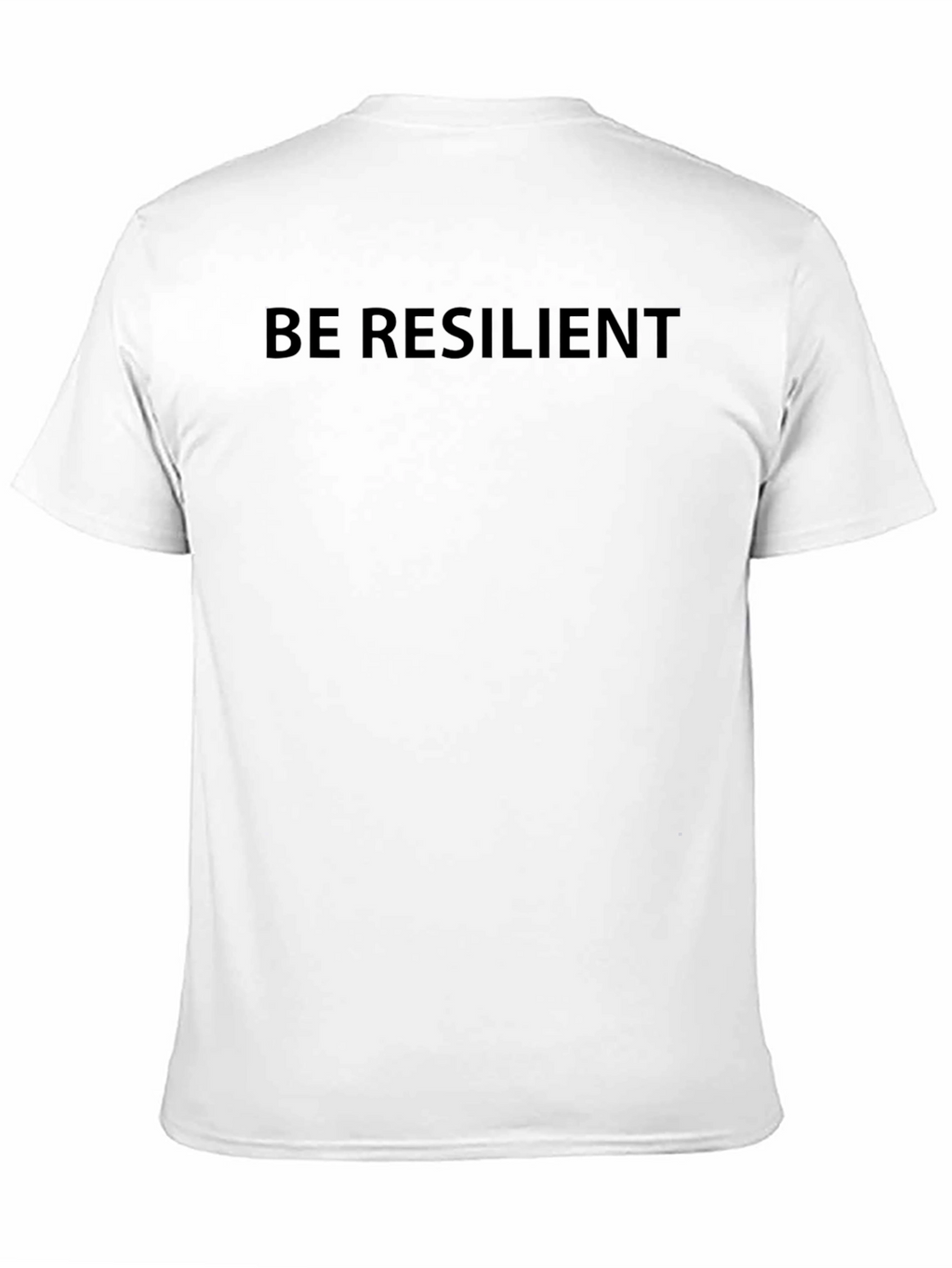 Be Resilient Black Graphic Tee