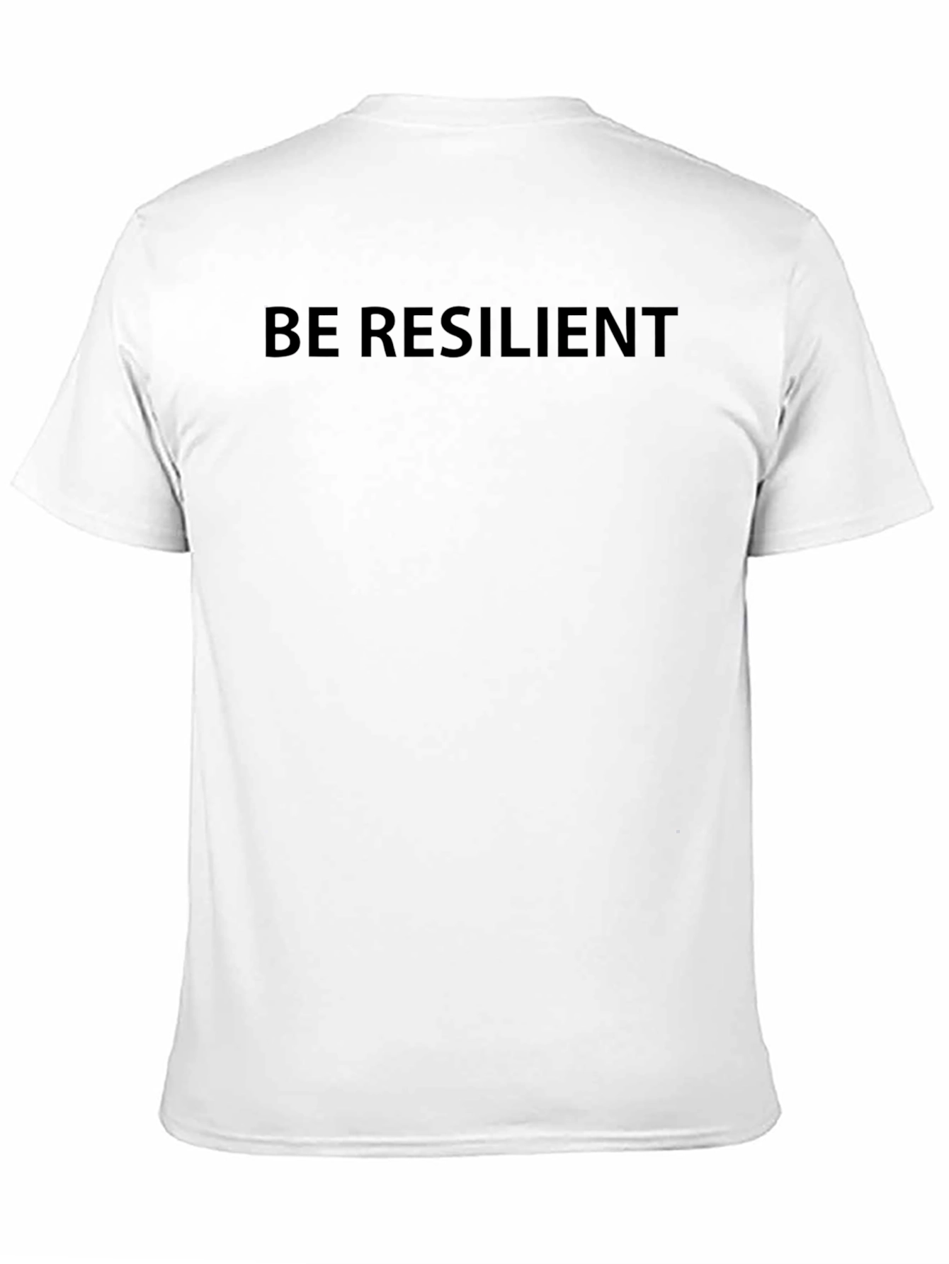 Be Resilient Black Graphic Tee