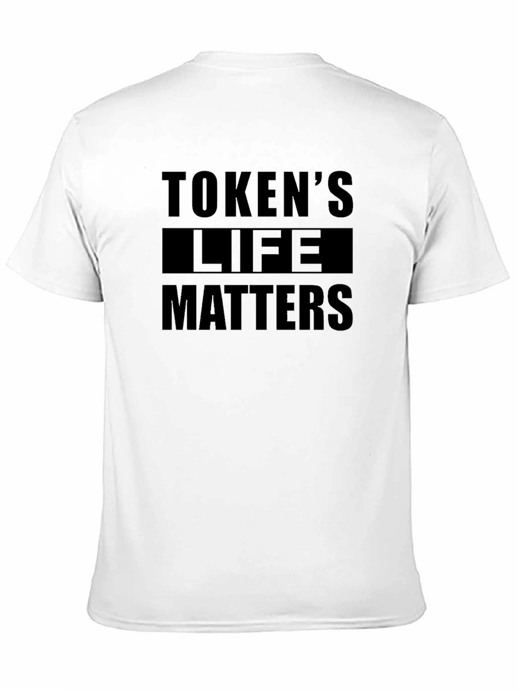 Tokens Life Matters Graphic Tee - Black Cotton T-Shirt