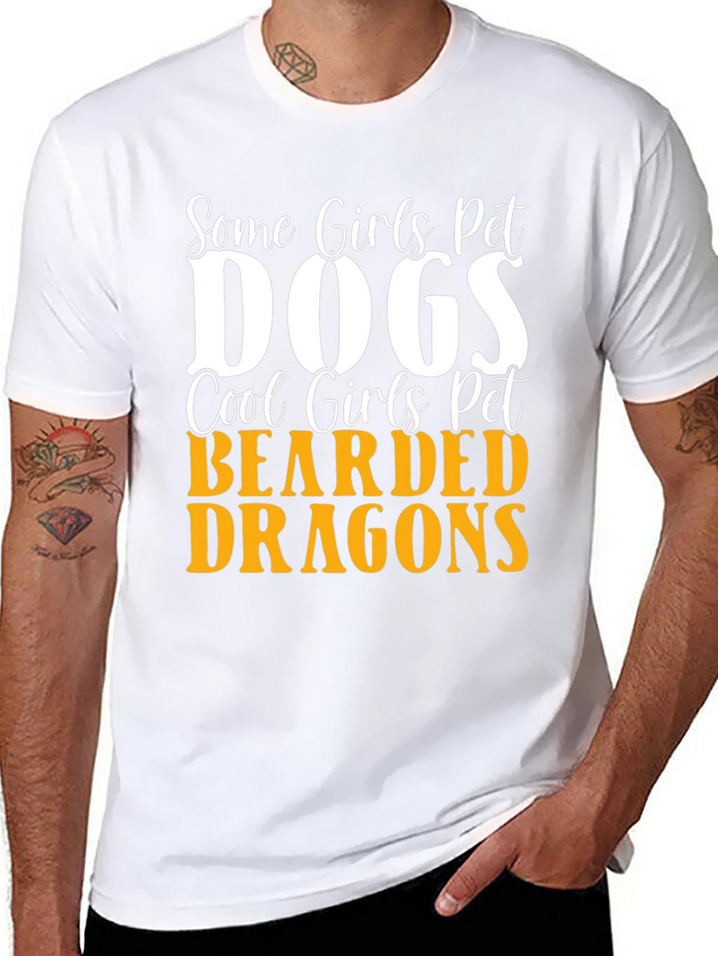 Cool Girls Pet Bearded Dragons Graphic Tee