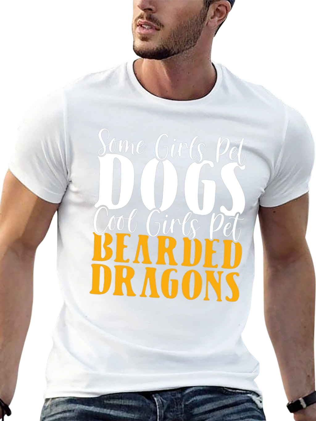 Cool Girls Pet Bearded Dragons Graphic Tee