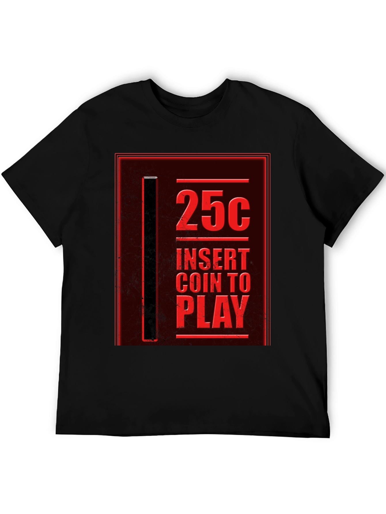 Retro Arcade T-Shirt - 25¢ Insert Coin to Play!
