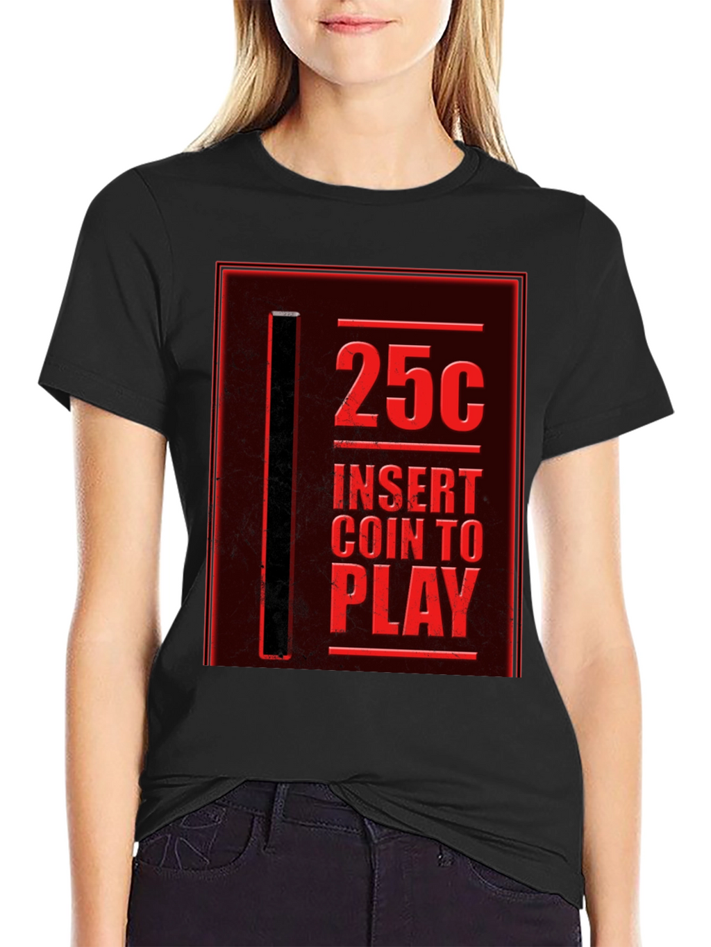 Retro Arcade T-Shirt - 25¢ Insert Coin to Play!
