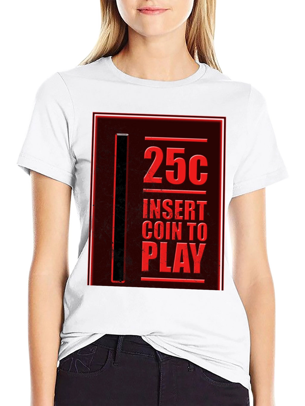 Retro Arcade T-Shirt - 25¢ Insert Coin to Play!