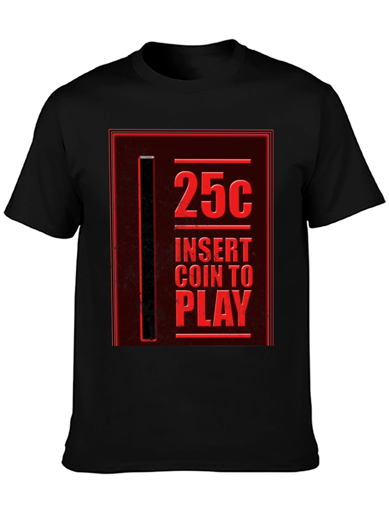 Retro Arcade T-Shirt - 25¢ Insert Coin to Play!