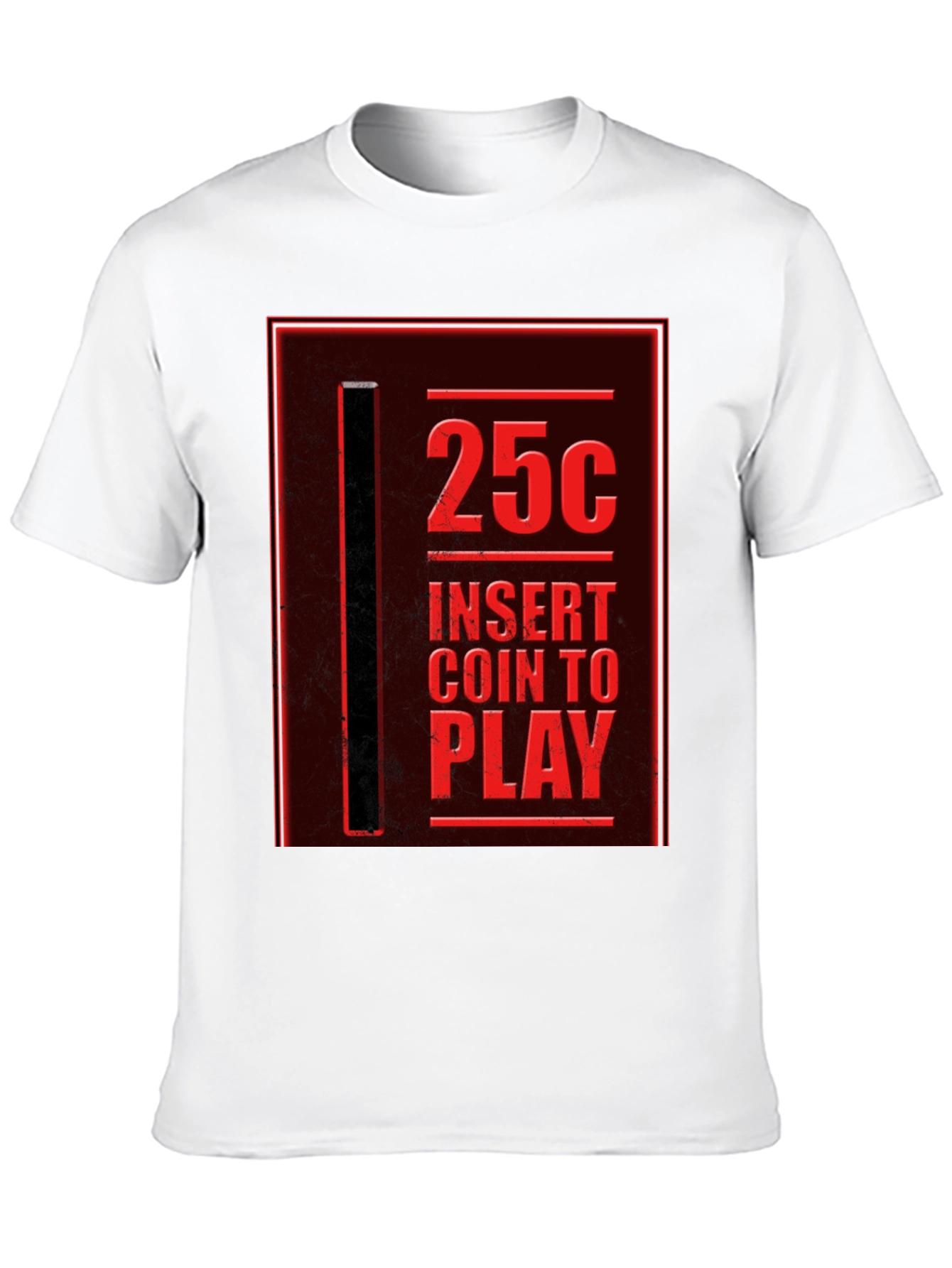 Retro Arcade T-Shirt - 25¢ Insert Coin to Play!