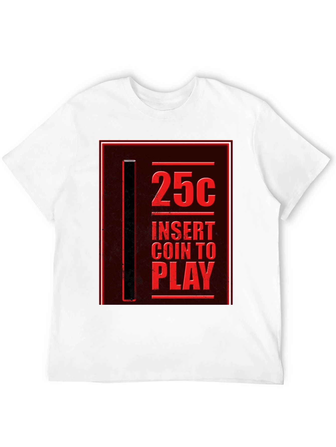 Retro Arcade T-Shirt - 25¢ Insert Coin to Play!