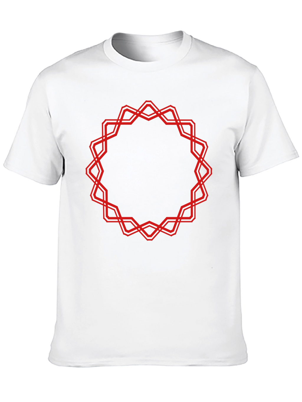 Geometric Circle Graphic Tee - Bold Statement T-Shirt