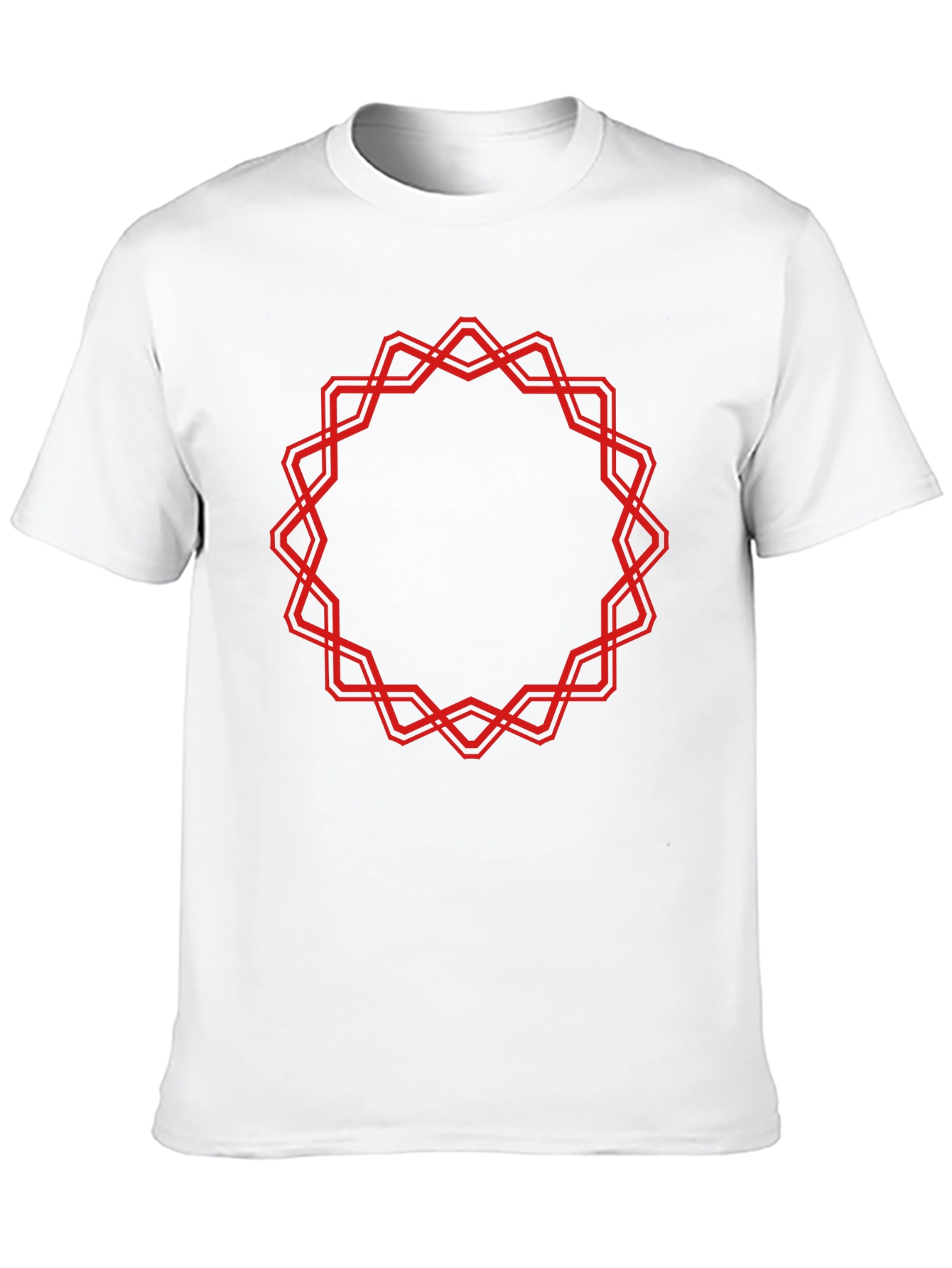 Geometric Circle Graphic Tee - Bold Statement T-Shirt