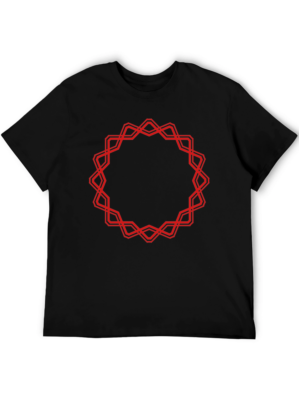 Geometric Circle Graphic Tee - Bold Statement T-Shirt