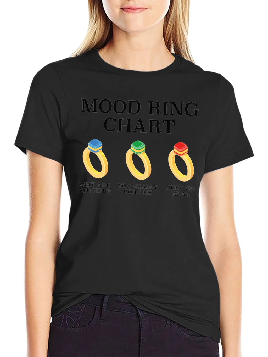 Mood Ring Chart Graphic T-Shirt