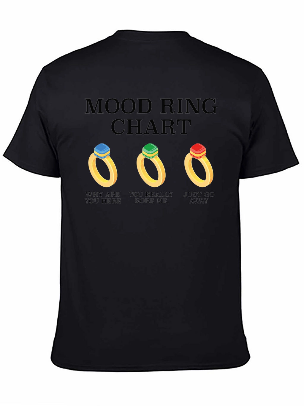 Mood Ring Chart Graphic T-Shirt