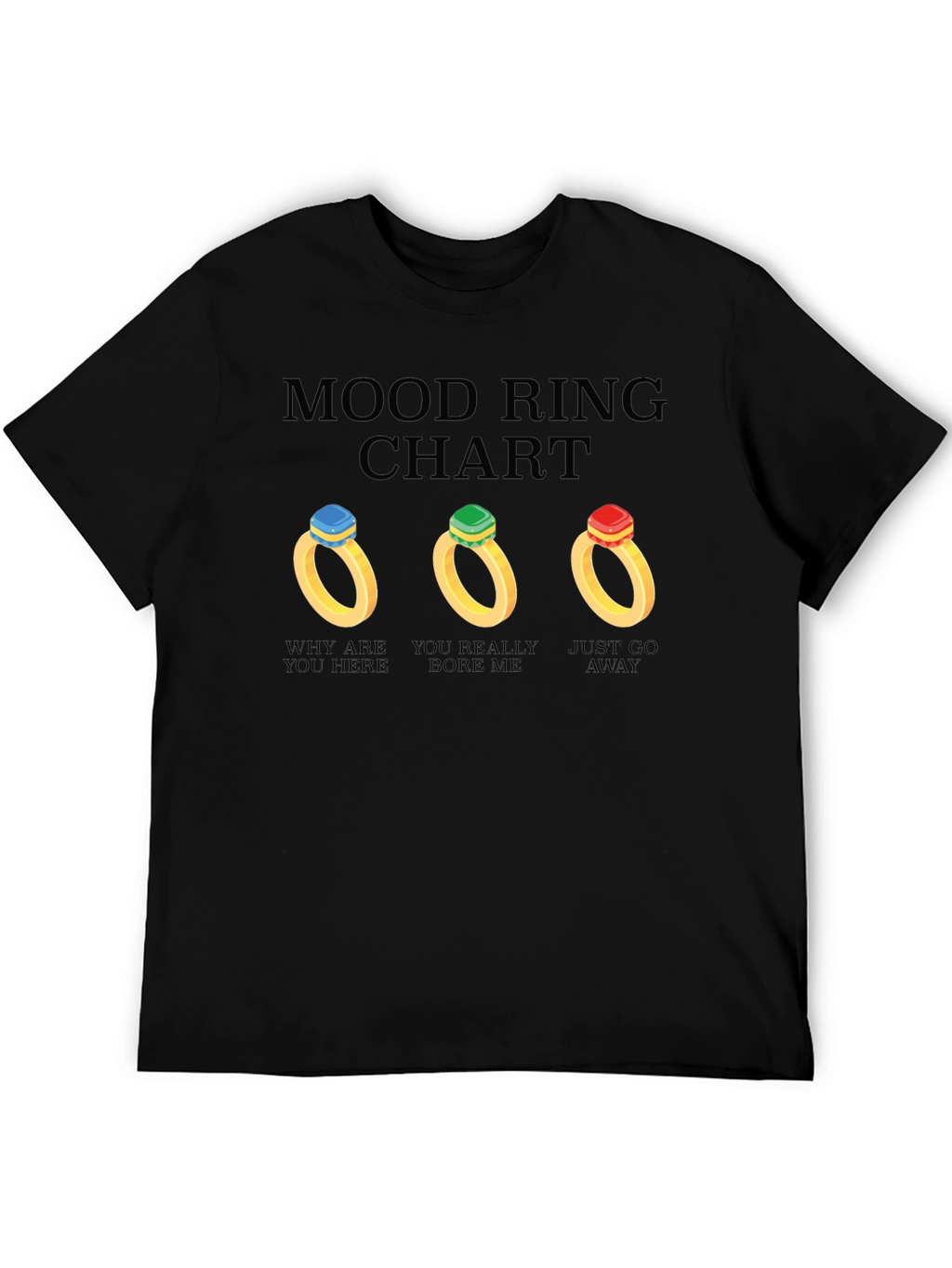 Mood Ring Chart Graphic T-Shirt