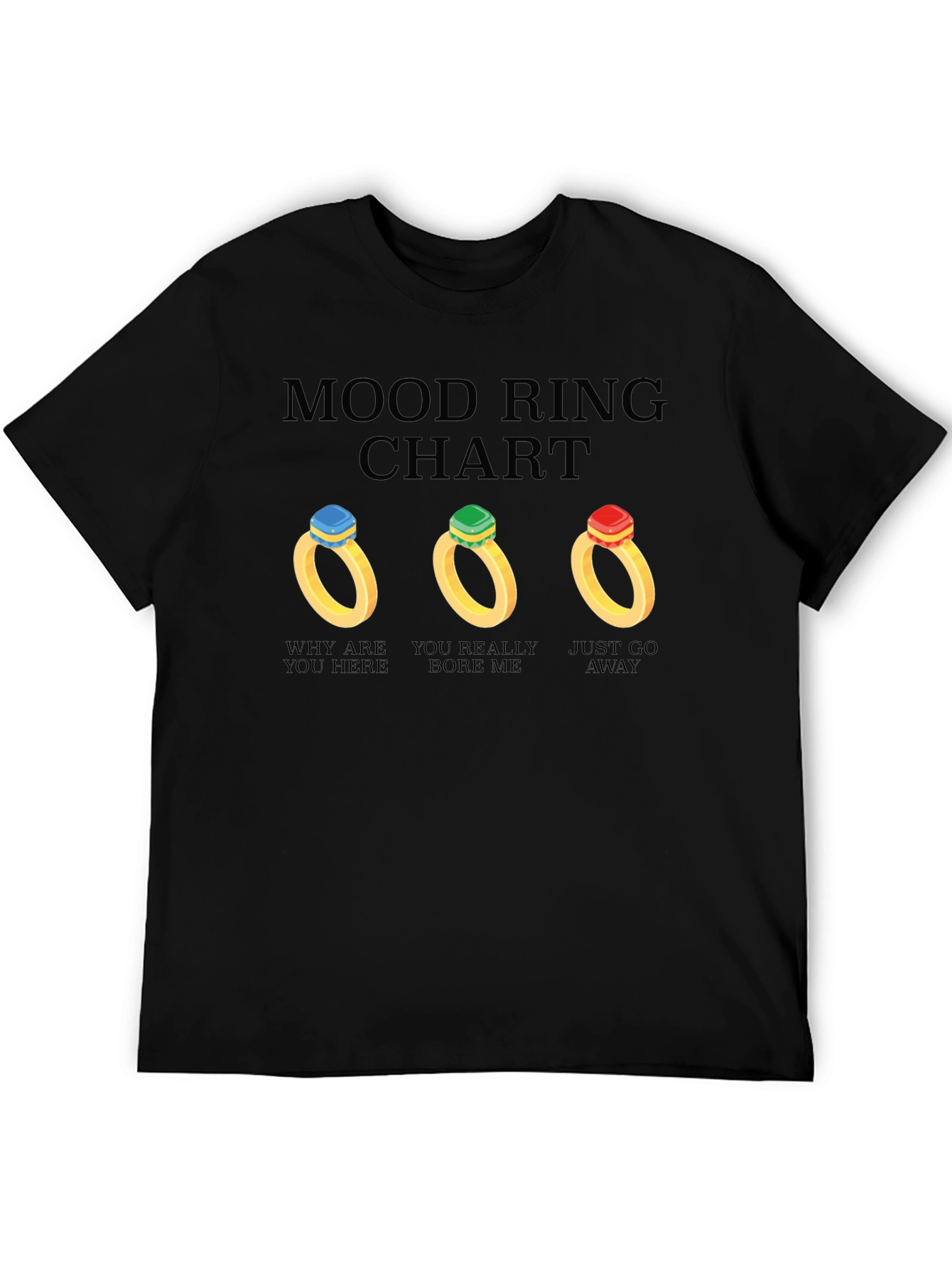 Mood Ring Chart Graphic T-Shirt