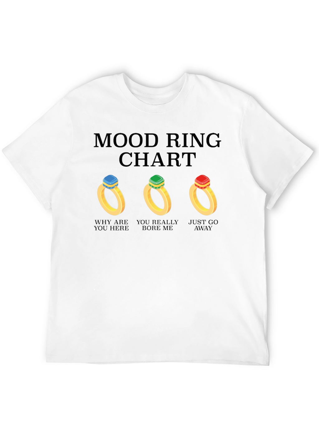 Mood Ring Chart Graphic T-Shirt