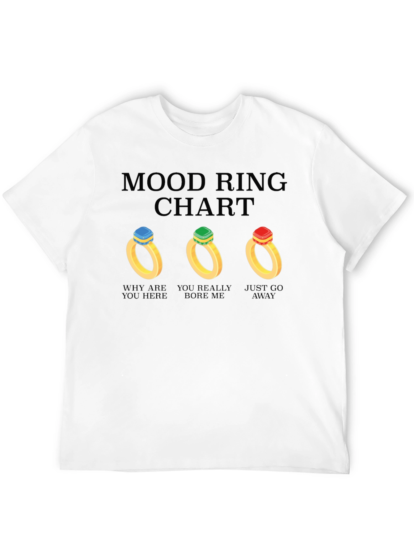 Mood Ring Chart Graphic T-Shirt
