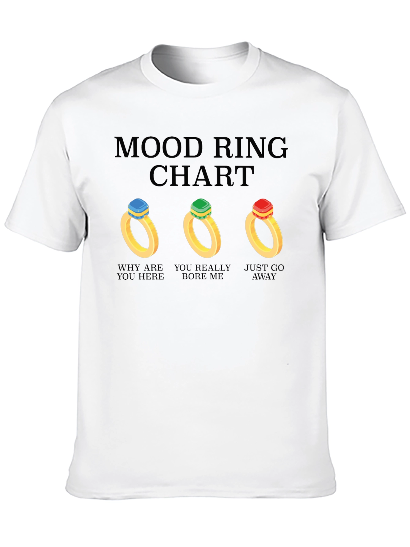 Mood Ring Chart Graphic T-Shirt