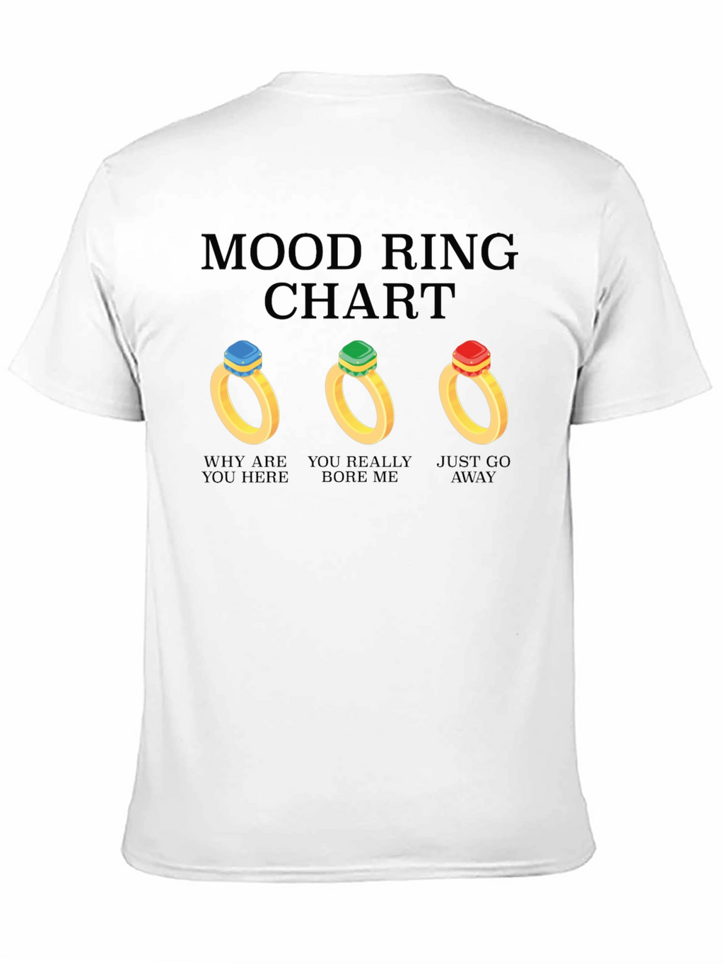 Mood Ring Chart Graphic T-Shirt