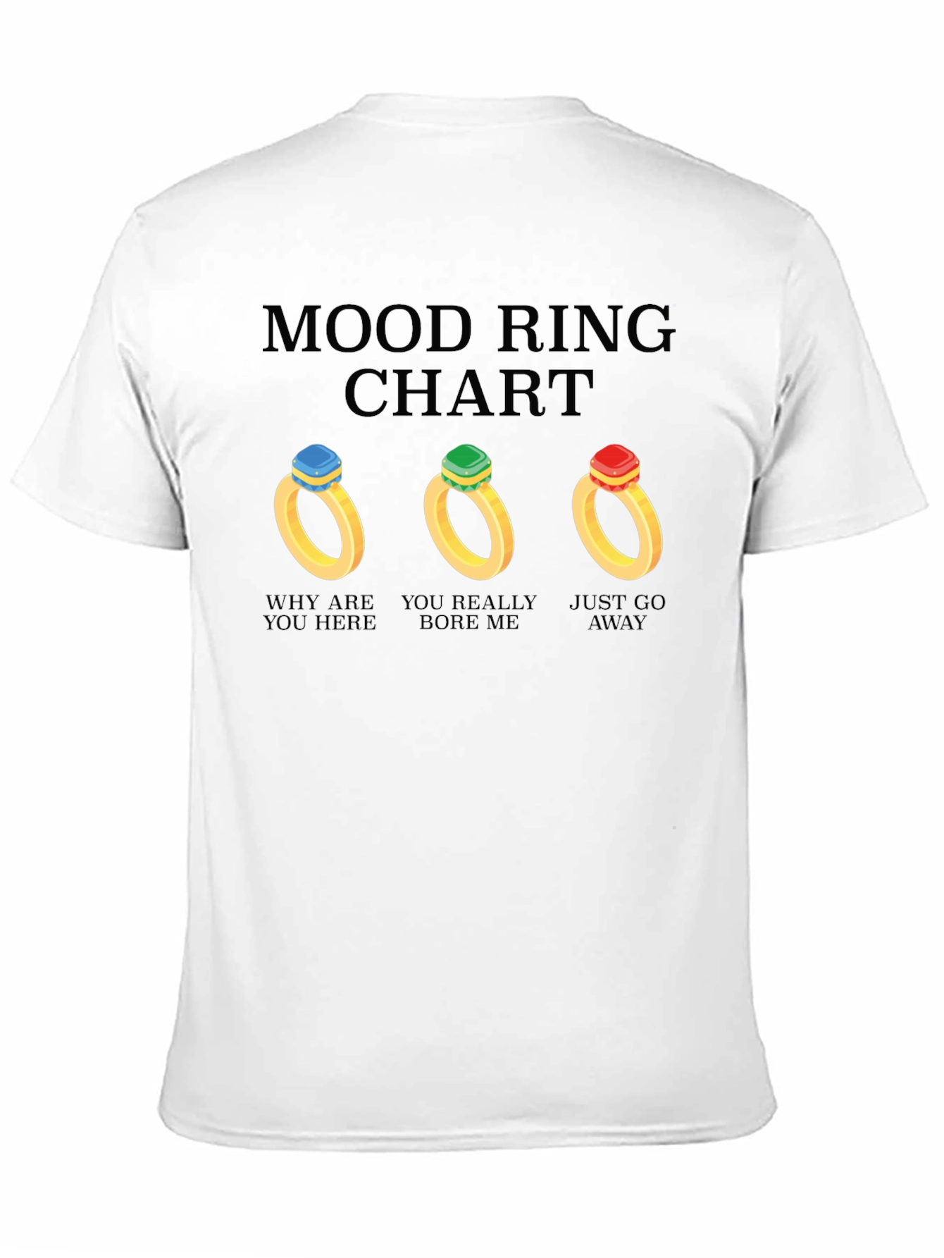 Mood Ring Chart Graphic T-Shirt