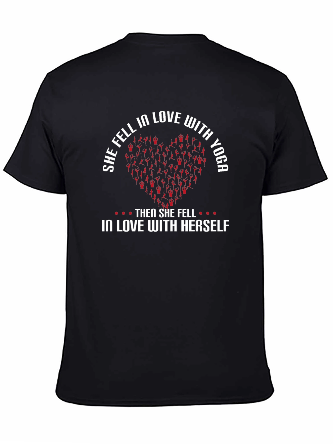 Yoga Lover T-Shirt - She Fell in Love with Yoga
