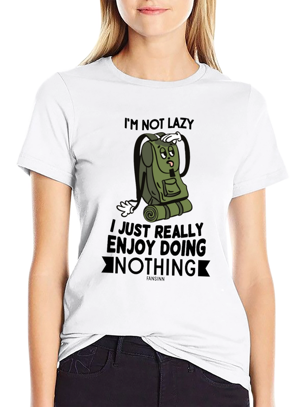 Funny Im Not Lazy Graphic Tee