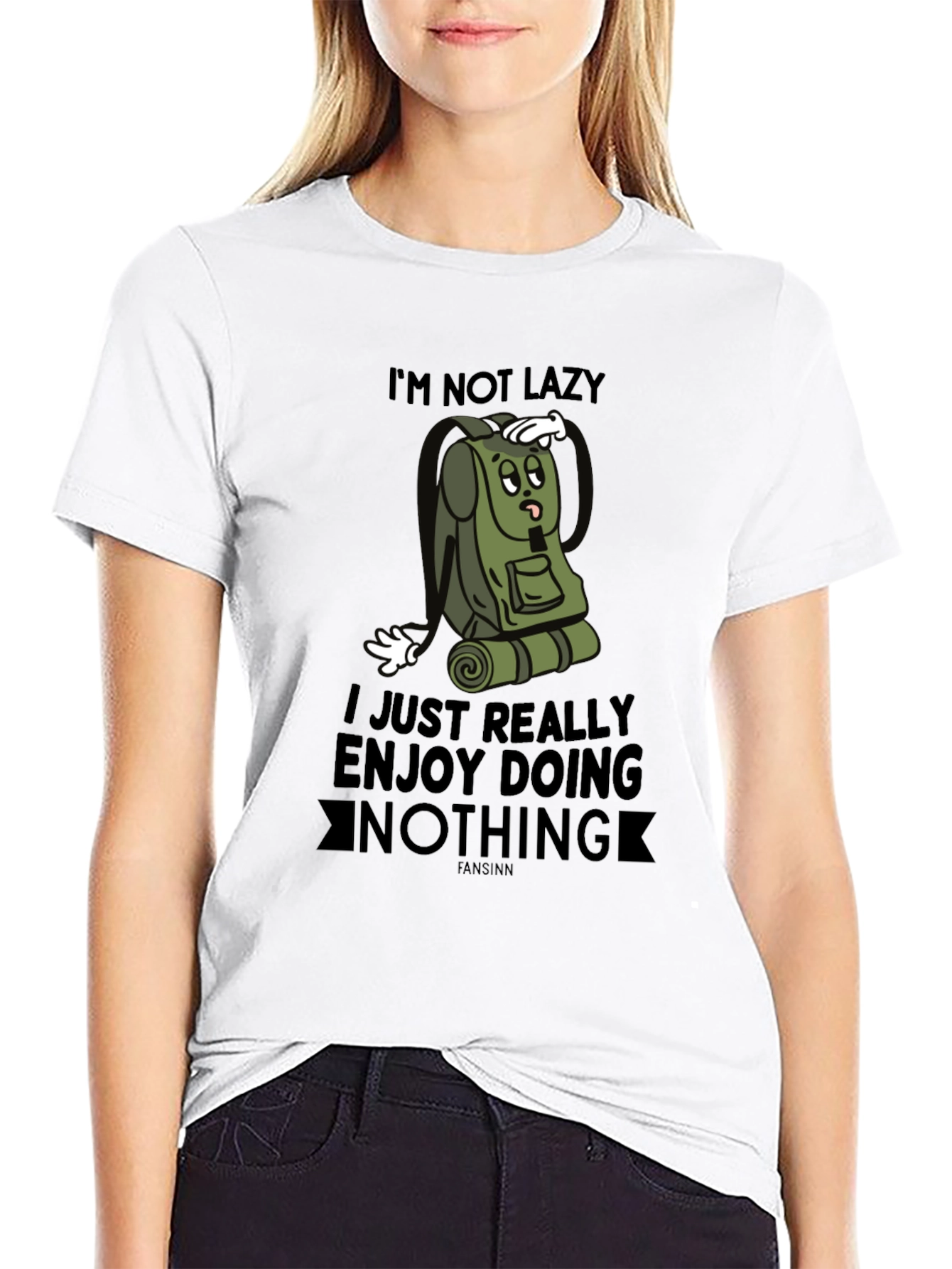 Funny Im Not Lazy Graphic Tee