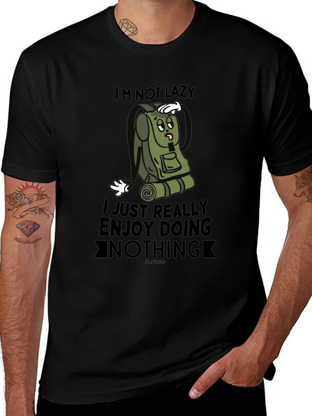 Funny Im Not Lazy Graphic Tee