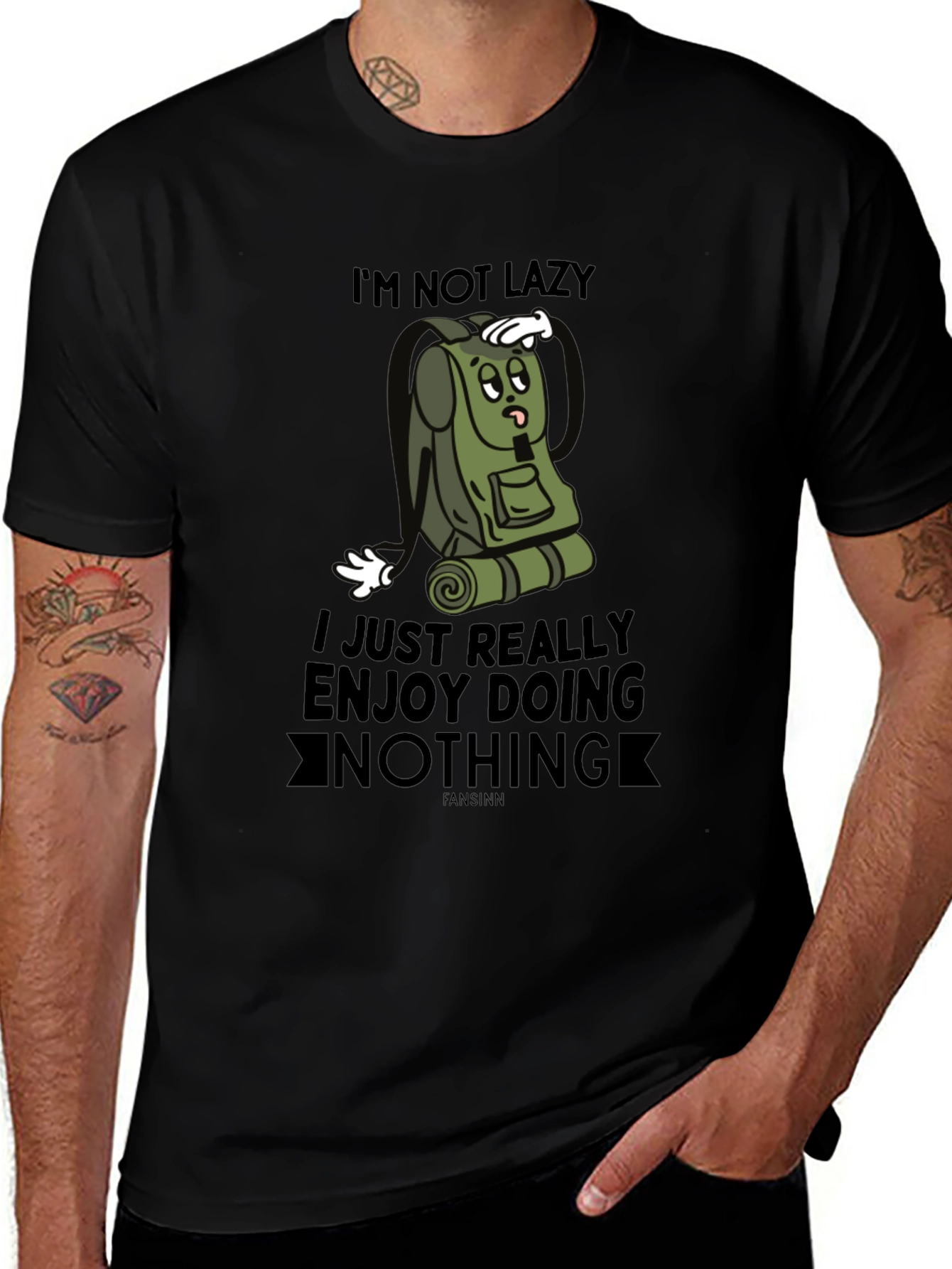 Funny Im Not Lazy Graphic Tee