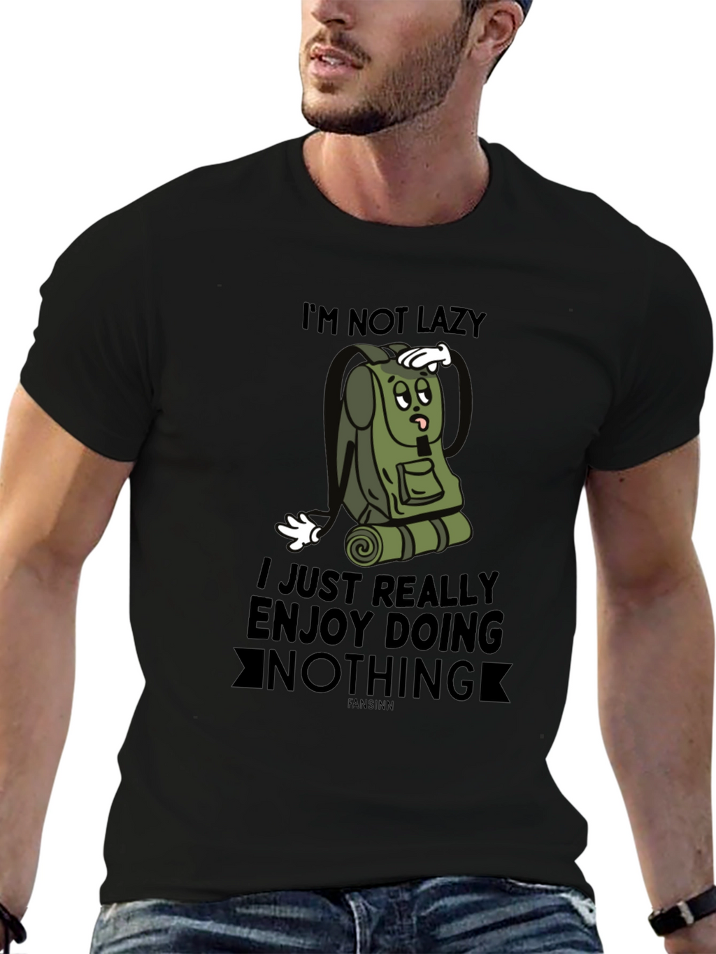 Funny Im Not Lazy Graphic Tee