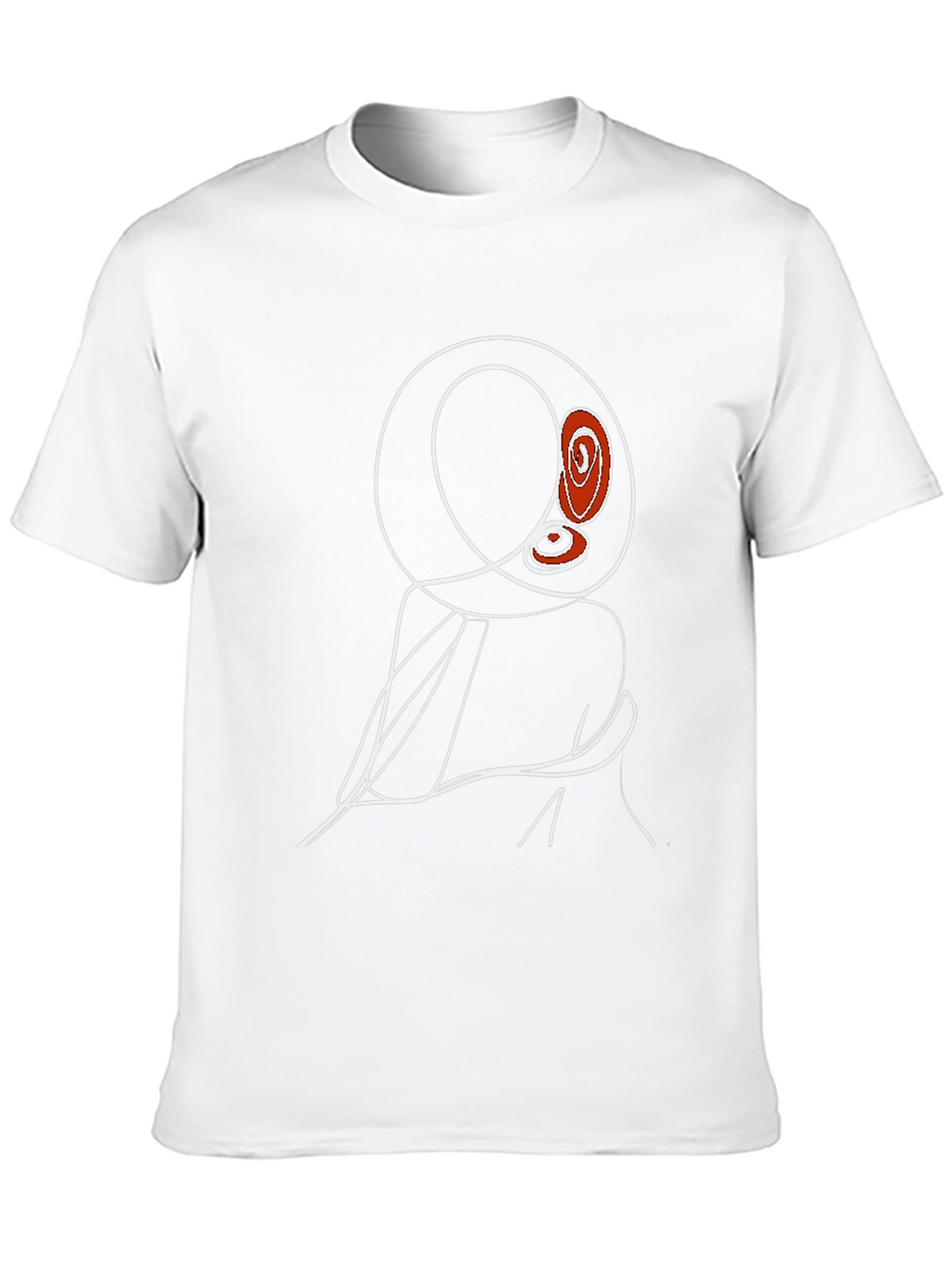 Abstract Line Art T-Shirt - Modern Graphic Tee