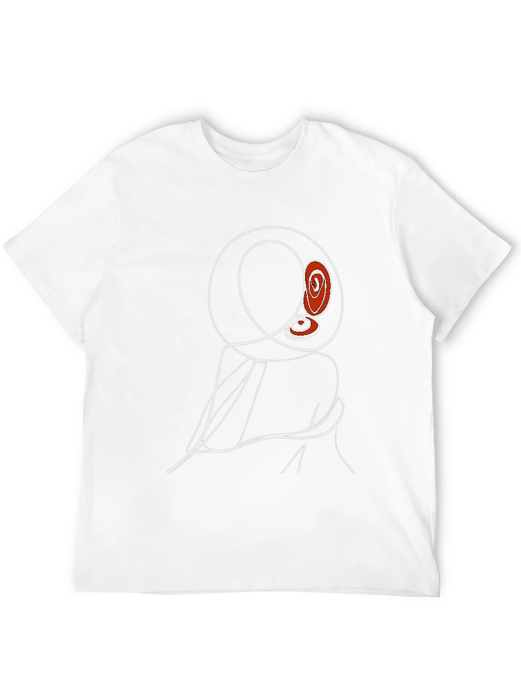 Abstract Line Art T-Shirt - Modern Graphic Tee