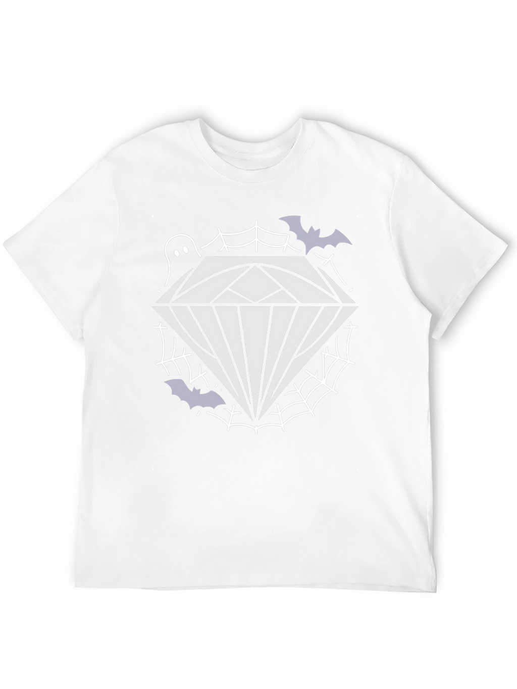 Spooky Diamond Graphic Tee - Halloween Style
