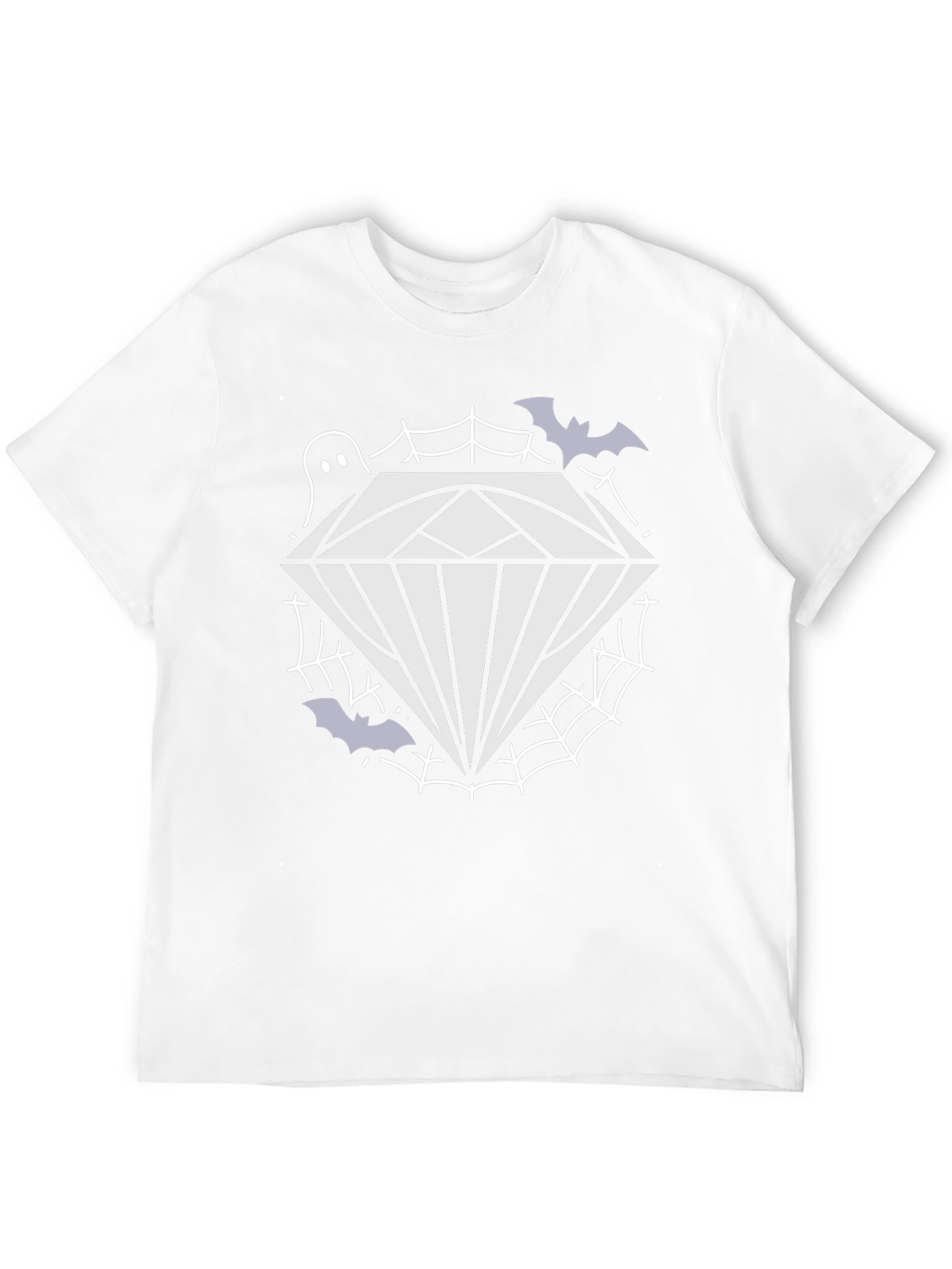 Spooky Diamond Graphic Tee - Halloween Style