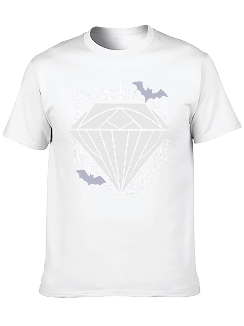 Spooky Diamond Graphic Tee - Halloween Style